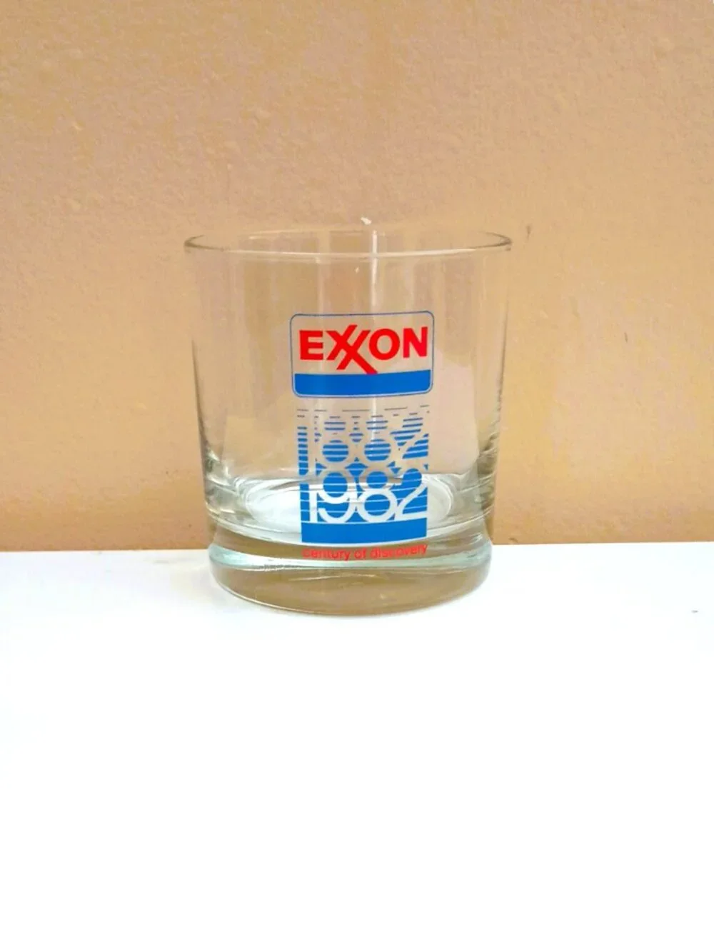 Exxon 1982 Set of 6 Vintage Glasses Drinking Beverage